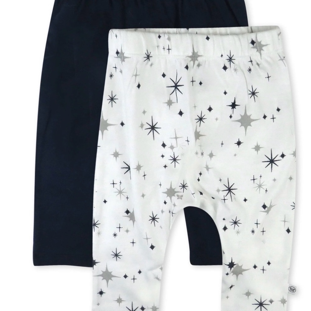 Honest Baby Star Print Baby Pant Jogger Set
